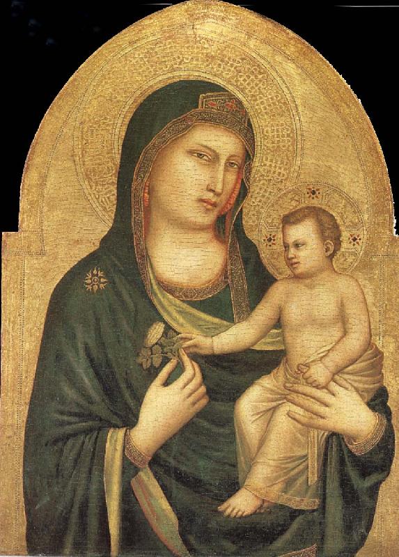 unknow artist Giotto, Madonna and child; oil painting image